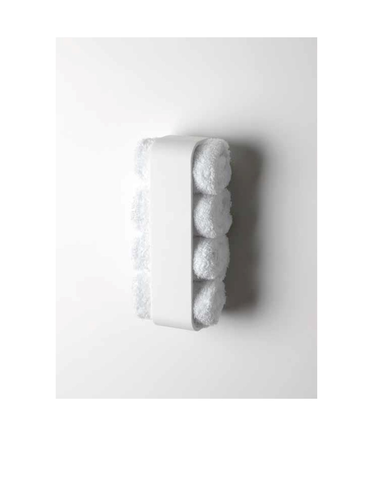 Полотенцедержатель для гостевых полотенец DECOR WALTHER   STONE GTH   0975760   30 X 7 X 10 см, горизонт/вертикальный, из композита, цвет черный матовый