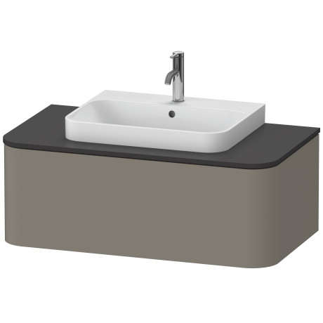 Тумба подвесная для консоли Duravit Happy D.2 Plus HP494109292 каменно-серый