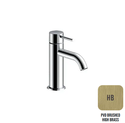 Однорычажный смеситель для раковины ALMAR WASH BASIN E214000.HB излив 118 мм, цвет High Brass