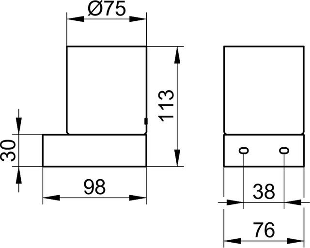 Стакан зап/часть KEUCO EDITION 300 30050 009000 Белый