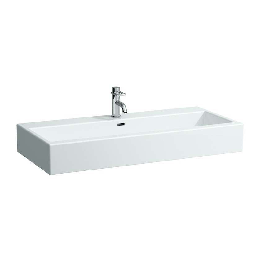 Раковина столешница Laufen  Living city  8.1843.7.000.109.1  100 см, без отверстия под смеситель.