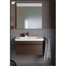 Тумба подвесная под раковину Duravit DuraStyle DS638004949 с одним выдвижным ящиком, графит матовый