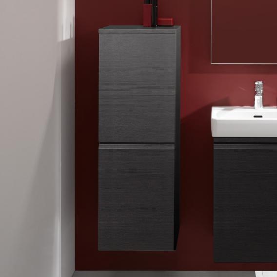 Средний шкаф-пенал подвесной Laufen  Pro   4.8311.1.095.423.1    высота 100 см, дверь левая, цвет венге