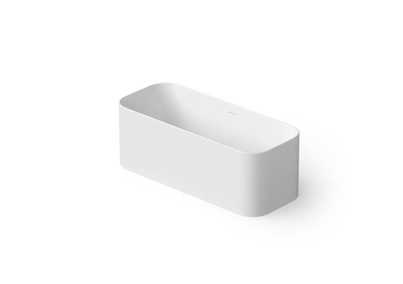 Ванна прямоугольная отдельностоящая из композита DEA DESIGN SOUL DD8658 1700 18 1700 мм х 700 мм х 600 мм, с сифоном и донным клапаном, цвет Белый