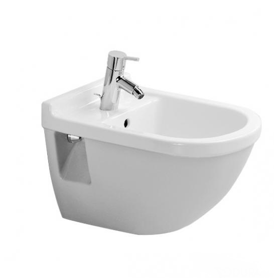 Подвсеное биде Duravit Starck 3 2230150000 с переливом, белое 