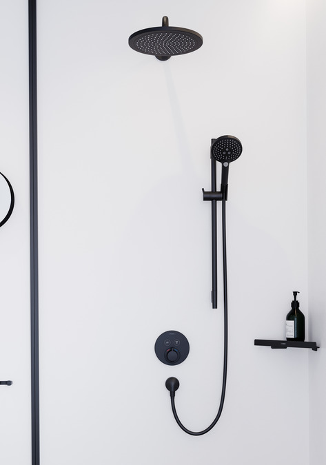Угловая корзинка HANSGROHE AddStoris 41741670 Чёрный матовый