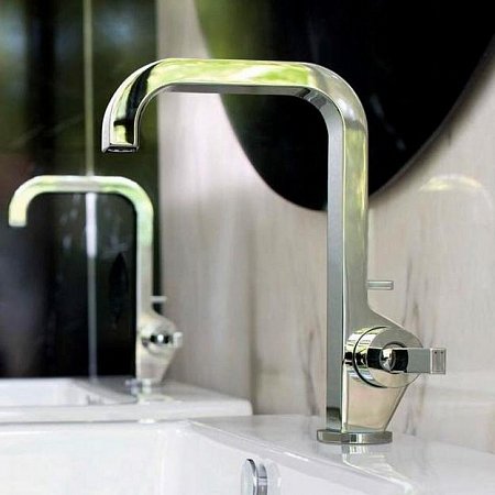 Смеситель для раковины AXOR Citterio 39034000 со сливным гарнитуром хром