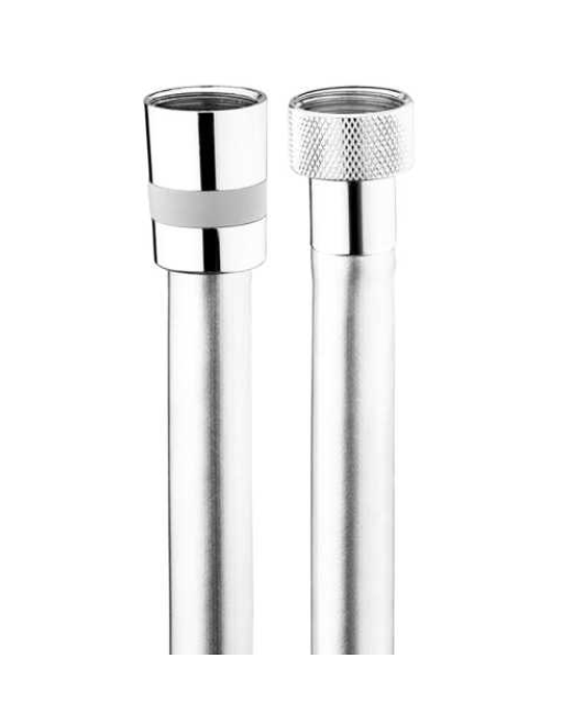 Наружная часть двухвентильного термостатического смесителя для душа BOSSINI PLY Z00943.030 на 2 потребителя, с лейкой и шлангом, цвет Хром