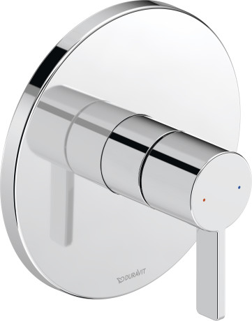 Cмеситель однорычажный для душа DURAVIT D-Neo DE4210010010 скрытого монтажа, хром