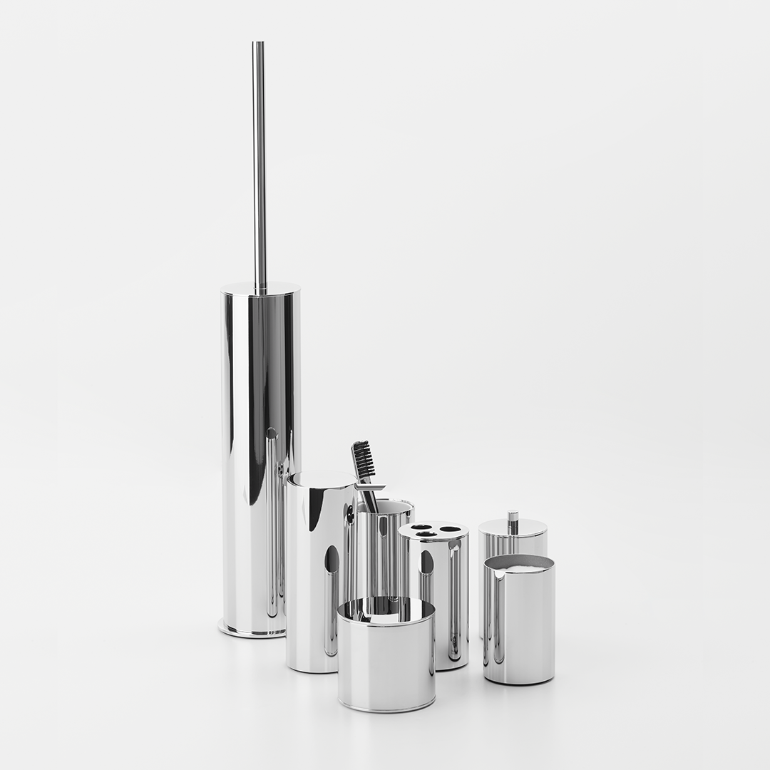 Стакан для зубных щеток подвесной DECOR WALTHER Mikado MK WMB  0522650    12 X Ø 5,5 х 6,5 см, с белым керамическим контейнером, цвет белый матовый White Matt