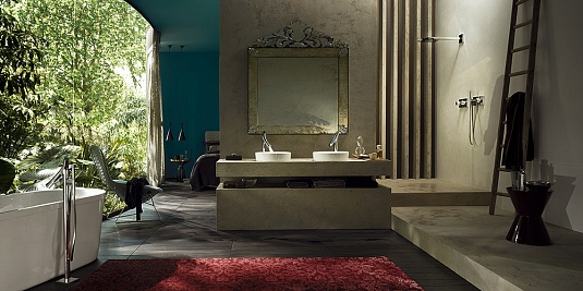 Смеситель для ванны  с термостатом AXOR Starck Organic 12016000 Хром