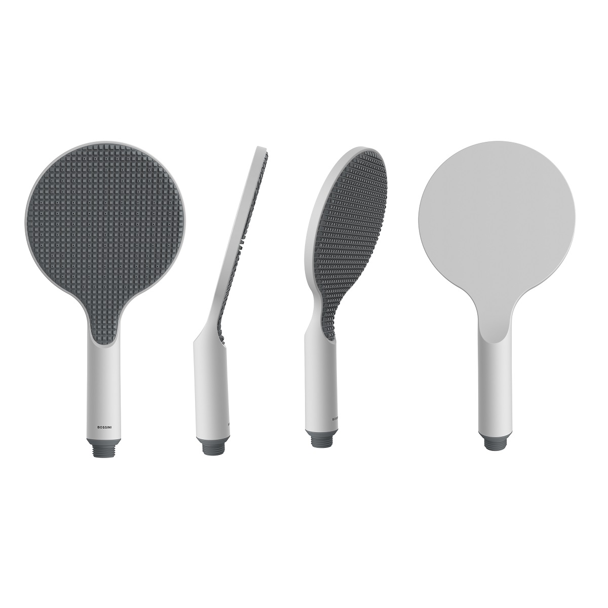 Душевой комплект BOSSINI Apice D48086.045 с ручным душем, держателем, шланговым подсоединением и шлангом, белый матовый (изделие снято с производства)