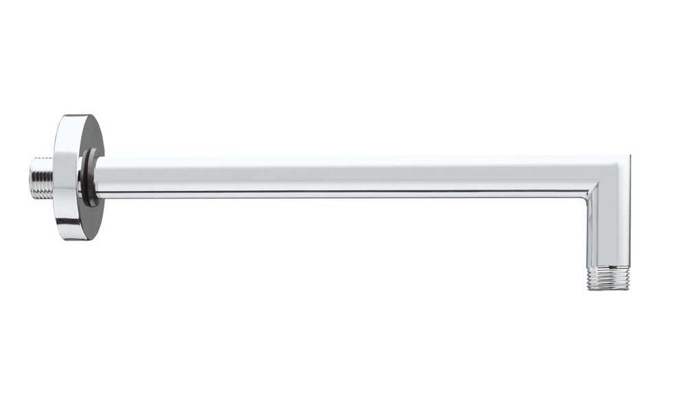 Верхний душ BOSSINI Apice H70430I.094 280 мм, с настенным кронштейном 400 мм, никель шлифованный