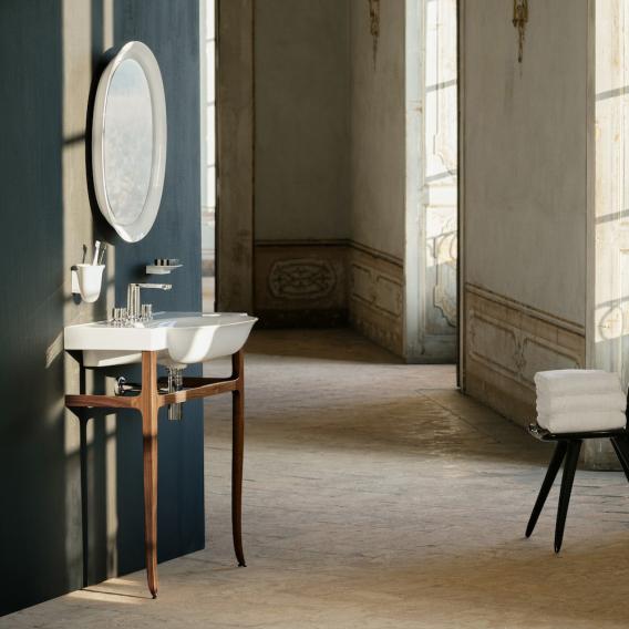 Консоль с полотенцедержателем  58 см  Laufen   The New Classic  4.0607.1.085.629.1 деревянная, под раковину  8.1385.3, цвет Орех