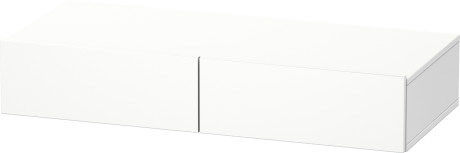 Полка Duravit DuraStyle DS8270 18 с двумя выдвижными ящиками, белый матовый