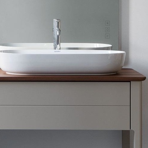 Тумба напольная под столешницу Duravit Luv LU956006060 серо-коричневый