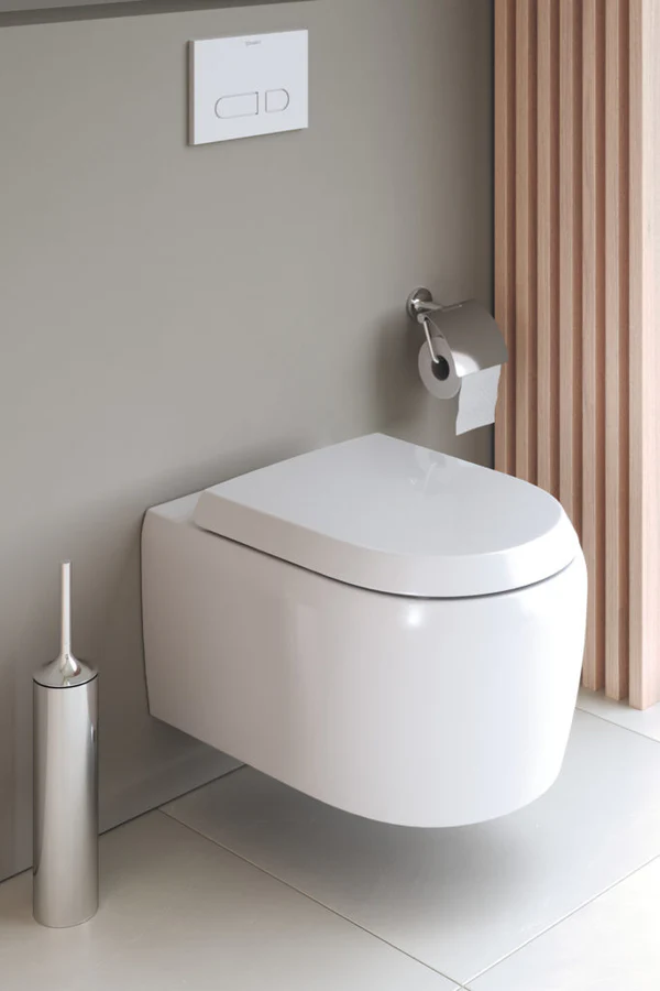 Сиденье для унитаза с крышкой DURAVIT QATEGO  0026890000 Soft-close, дизайнерская модель - Design by Studio F. A. Porsche , цвет Белый глянцевый 