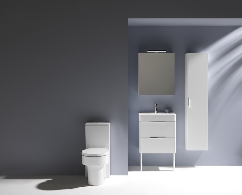 Тумба подвесная Laufen  Base for pro S 4.0223.2.110.260.1    57 см, под раковину  Pro S  8.1096.3, 2 ящика, цвет белый матовый