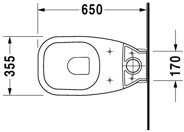 Напольный комбинированный унитаз Duravit D-Code 21180900002 белый