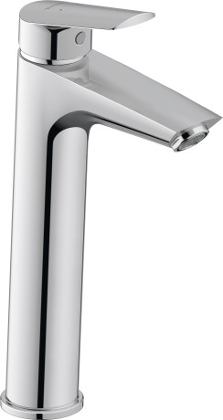 Однорычажный смеситель для раковины DURAVIT Duravit No.1 L MinusFlow N11032002010 270 мм, без донного клапана, хром