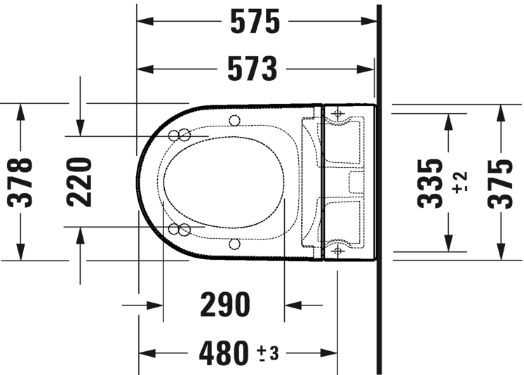 Комплект: унитаз + крышка DURAVIT SensoWash Starck F Plus Set 650000012004320 Цвет белый
