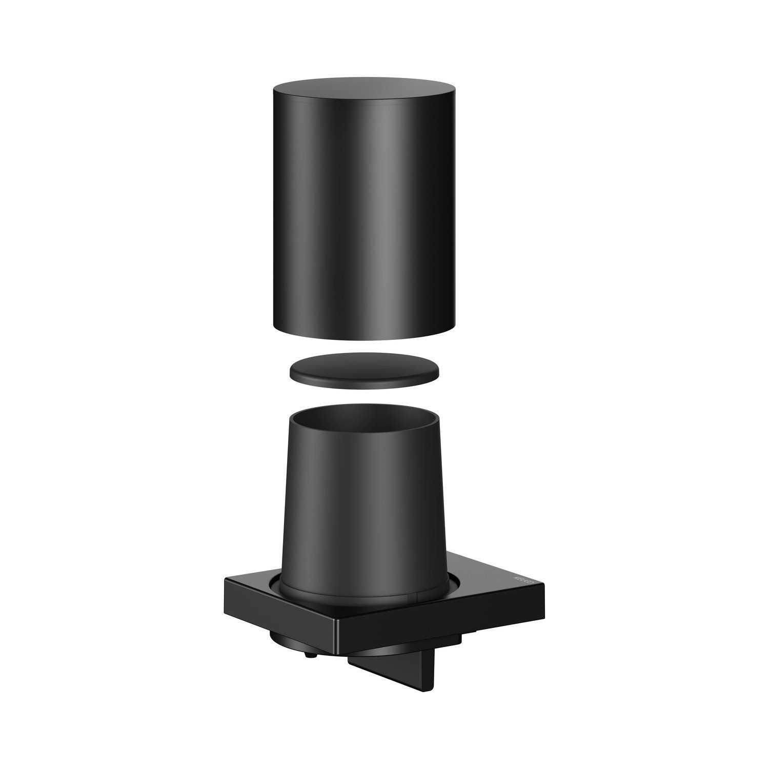 Дозатор жидкого мыла с колбой KEUCO Edition 11 арт. 11152 379000, цвет Черный матовый