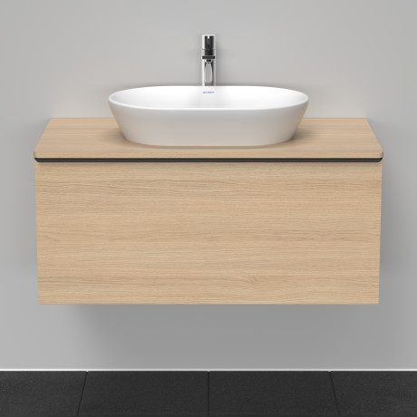 Тумба подвесная под раковину DURAVIT D-Neo DE494803030 1000 мм х 550 мм, с 1 выдвижным ящиком и консолью, натуральный дуб