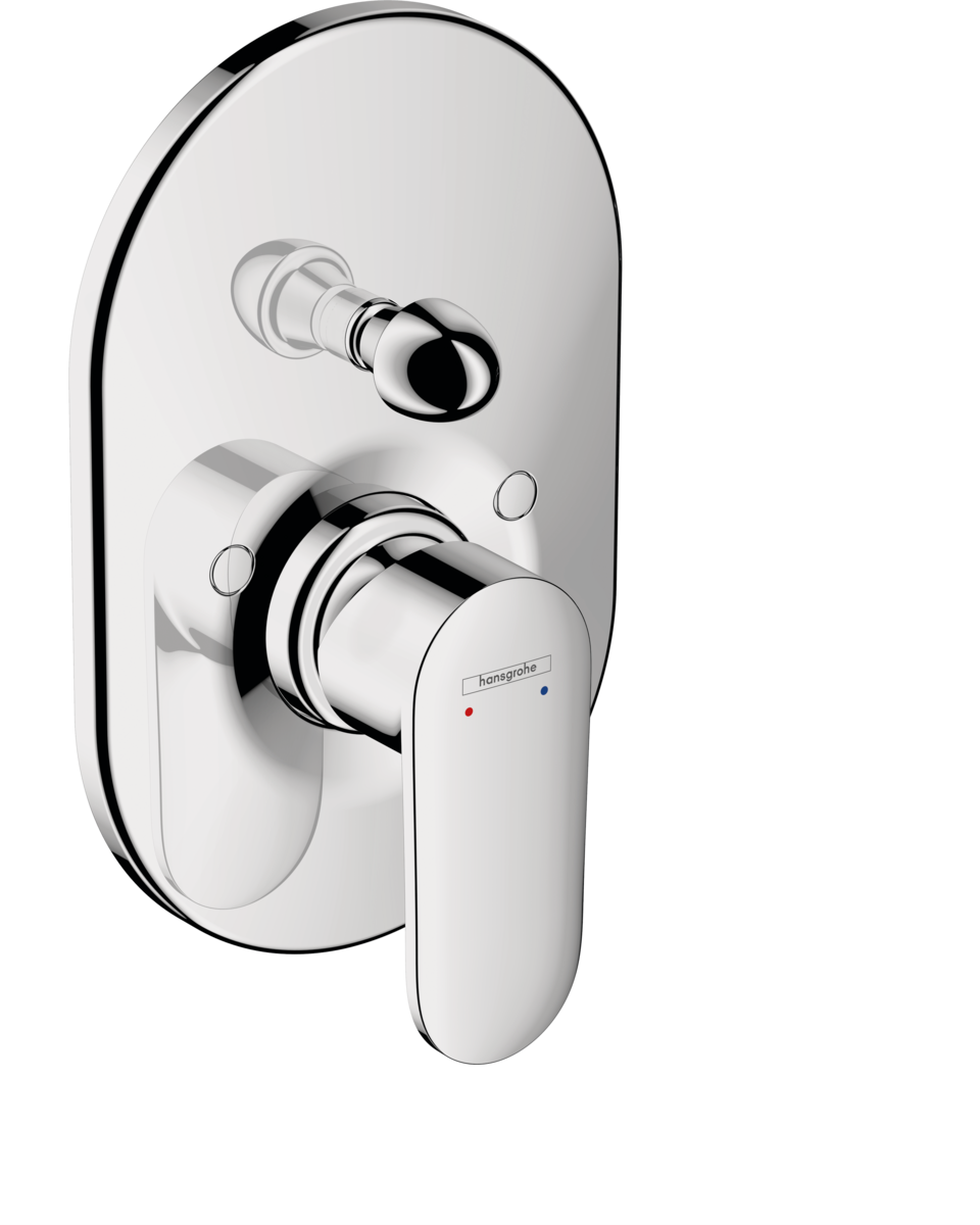 Смеситель для ванны однорычажный HANSGROHE Vernis Blend 71449000 скрытого монтажа, хром