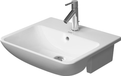 Раковина встраиваемая до половины Duravit me by starck 0378550000 55х45см