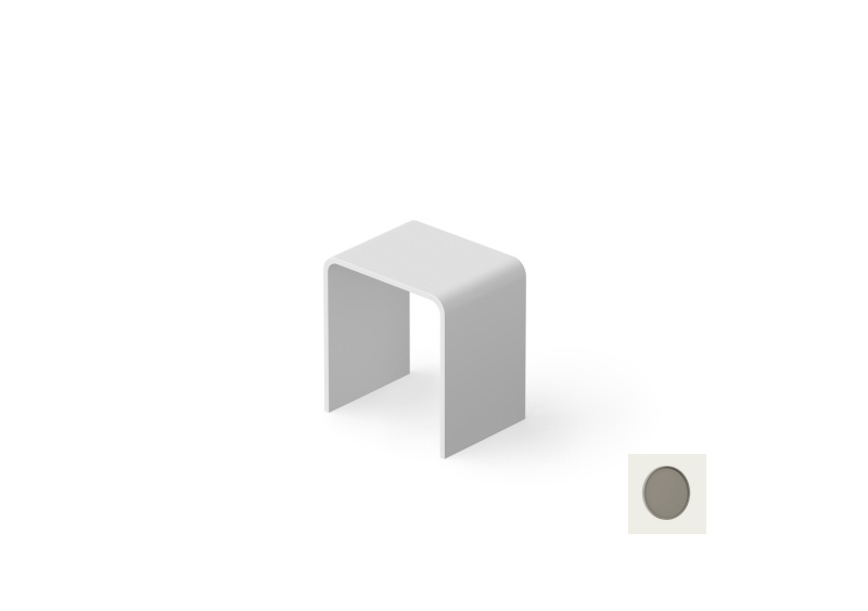 Стул для ванной комнаты из композита Solid Surface DEA DESIGN DD3002 400 3 400 мм х 300 мм х 430 мм, цвет Grey №3