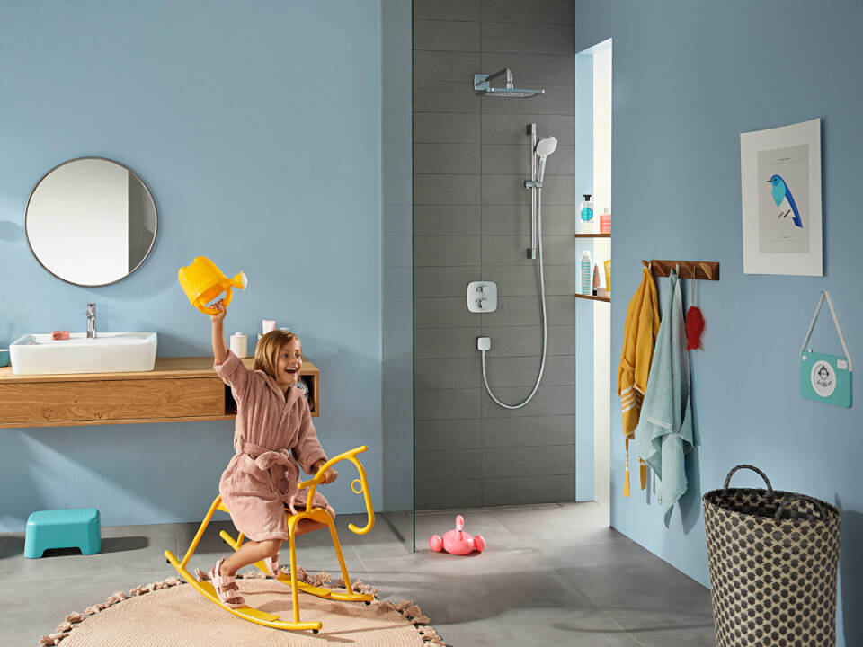 Ручной душ HANSGROHE Croma E 26815990 110 1jet, c EcoSmart, цвет Полированное золото
