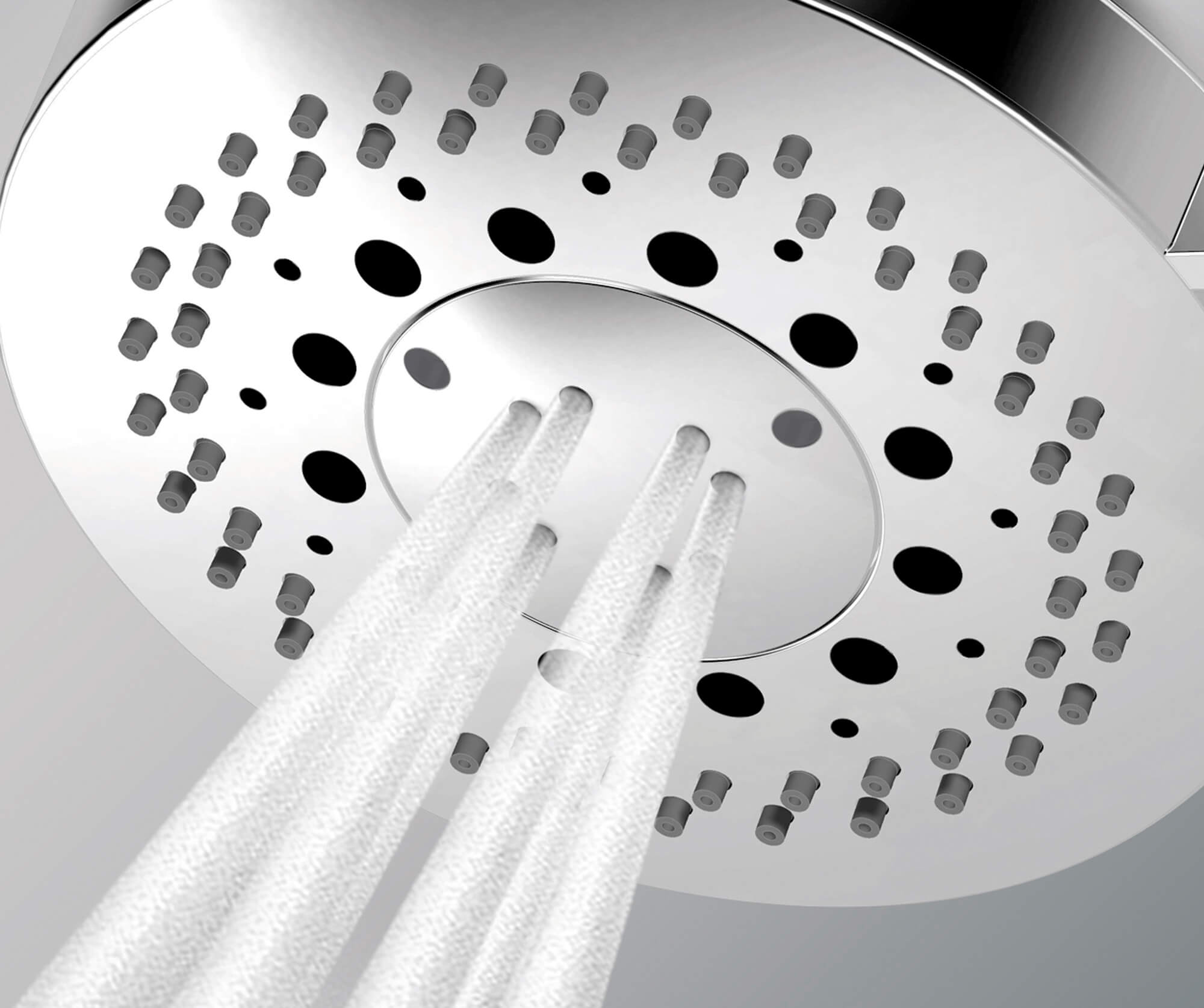 Лейка для душа Bossini Classic LP 3 режима B00192 Хром