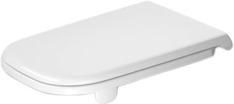 Сиденье для унитаза с крышкой удлиненное Duravit D-Сode 0060410000 без автоматического опускания, белое