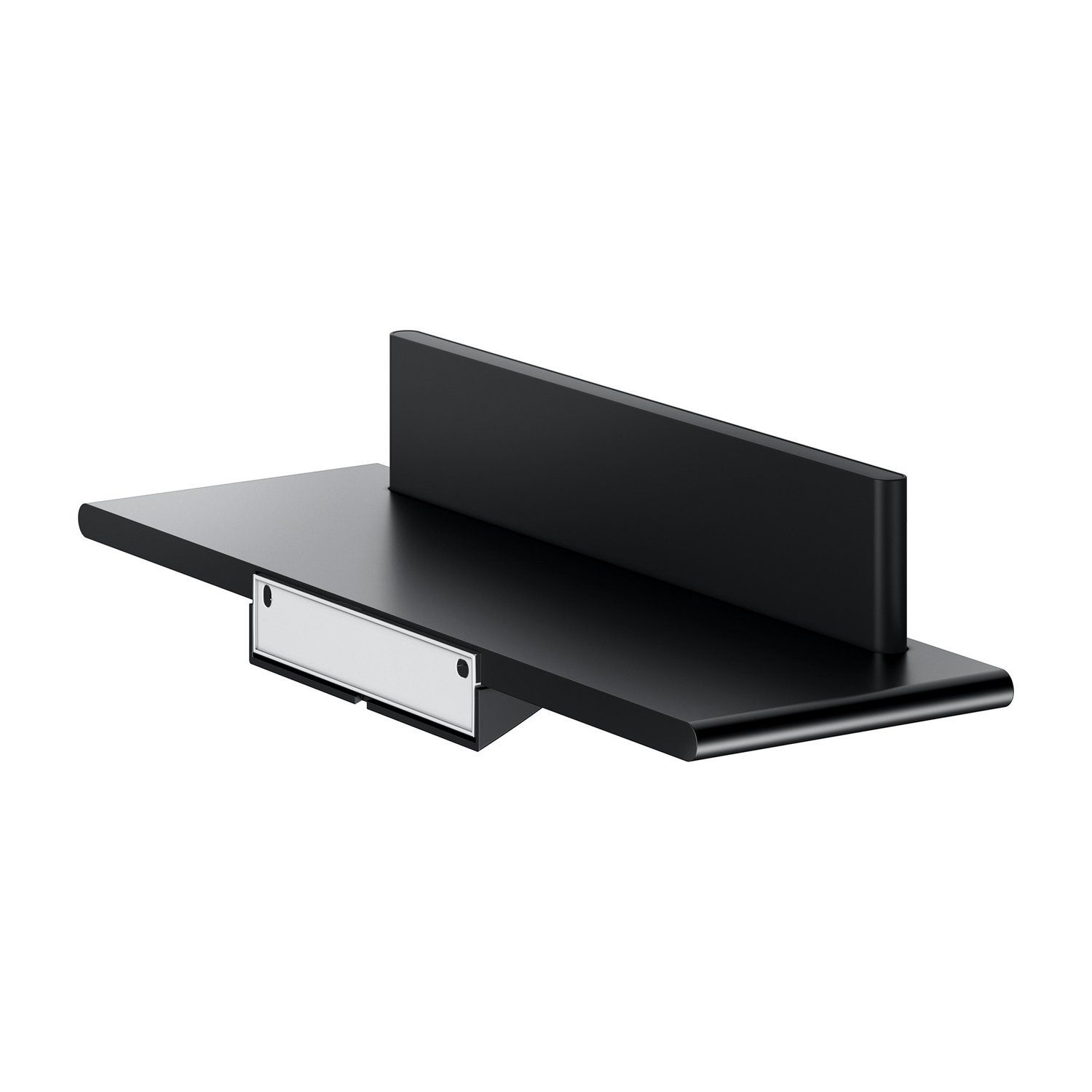 Полочка для душа KEUCO AVENO 14659 370000 со встроенным стеклоочистителем, с клеевым комплектом, цвет Чёрный матовый