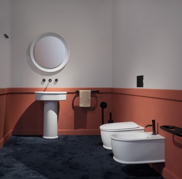 Пьедестал для раковины ARTCERAM Brera BRC001 01 00 700 мм, цвет Белый глянцевый