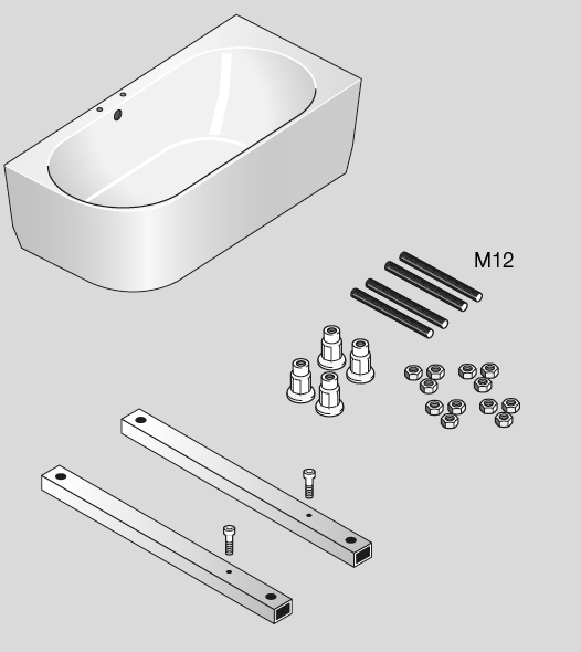 Ванна в правый угол  Laufen  Pro  2.4495.5.000.000.1, 180х80 см, из материала   Marbond, несъемная панель, белая