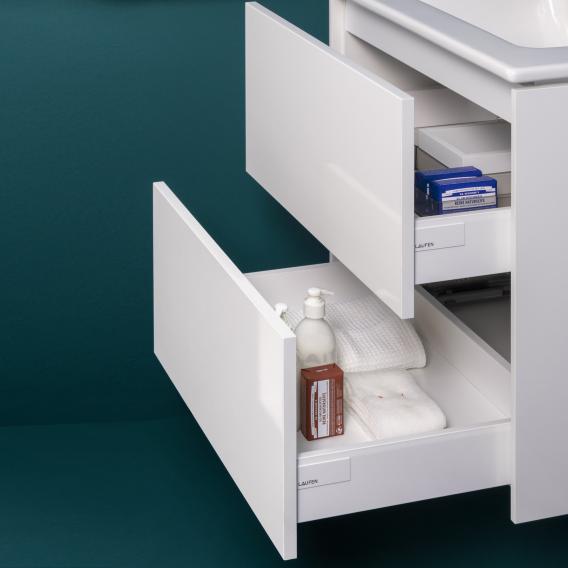Тумба с раковиной  Laufen   Base for Pro S  8.6496.0.260.104.1   60 см, подвесная, 2 ящика, цвет белый матовый