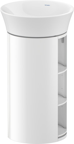 Тумба напольная DURAVIT White Tulip WT423908585 750 мм х 410 мм, белый глянцевый