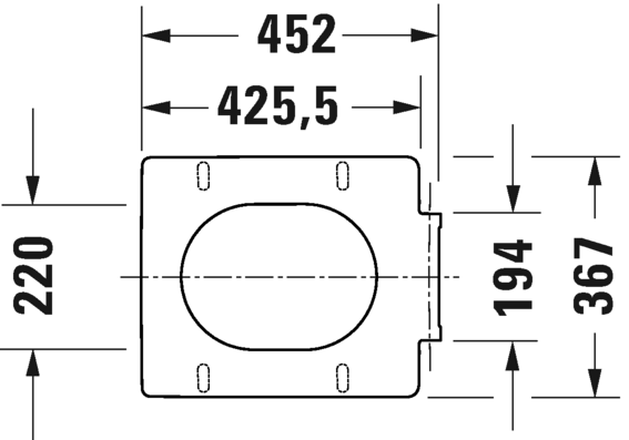 Сиденье c крышкой для унитаза Duravit Vero Air 0022010000 белое