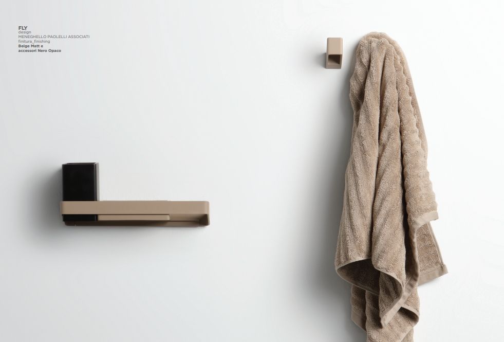 Крючок металлический для полотенца или халата BERTOCCI FLY 149 1515 0800 Чёрный матовый