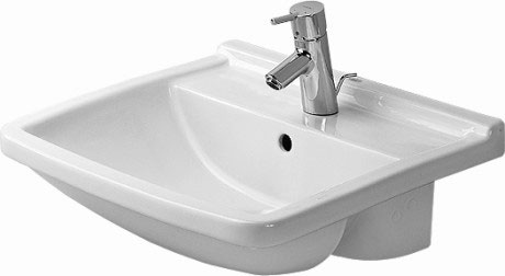 Раковина встраиваемая до половины Duravit Strack 3 0310550000 55х46 см