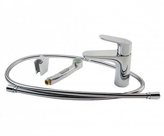 Смеситель для раковины с гигиеническим душем и донным клапаном Hansgrohe Focus 31927000 Хром