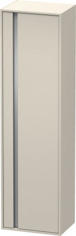 Шкаф высокий Duravit Ketho KT1265R9191 правый, с полками, серо-коричневый