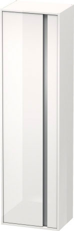 Шкаф высокий Duravit Ketho KT1265L2222 левый, с полками, белый глянцевый
