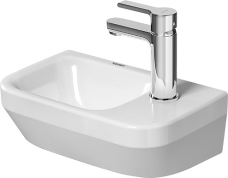 Раковина подвесная DURAVIT Duravit No.1 07453600412 220 мм х 360 мм, без перелива, с отверстием под смеситель справа, белая