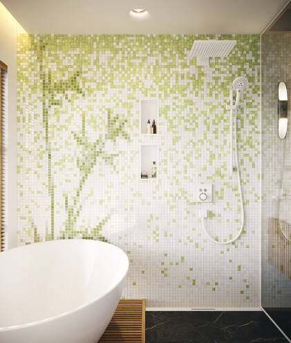 Штанга для душа 90 см Hansgrohe Unica S Puro 28631700 Белый матовый