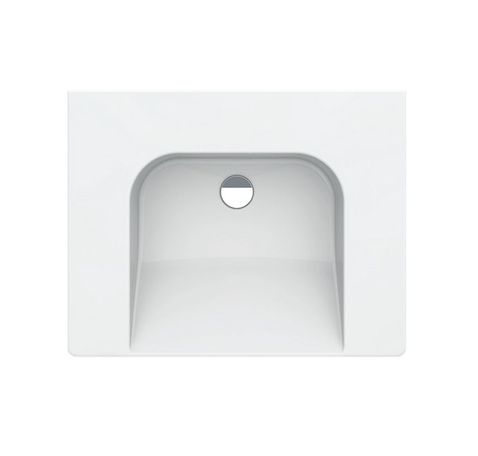 Раковина подвесная GSI COMMUNITY 7632011 700 мм х 550 мм, с 1 намеченным отверстием под смеситель, без перелива, без крепежа, белая глянцевая