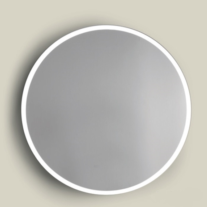 Зеркало с подсветкой BERTOCCI MIRROR DESIGN 146 8341 0200 9799 900 мм х 900 мм, белое матовое