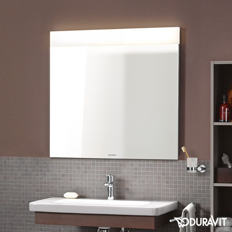 Зеркало с подсветкой Duravit DuraStyle DS747003737 Белый алюминий (изделие снято с производства)