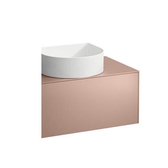 Тумба подвесная   Laufen  Sonar   4.0542.3.034.041.1   118 см под раковину-чашу  8.1234.0/1/2/3, вырез справа, 1 ящик, цвет Copper (медь)